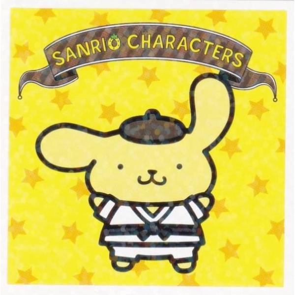 【No.35 ポムポムプリン】 サンリオキャラクターズ シールコレクション ※シール1枚のみ