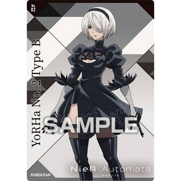 【No.02 ヨルハ二号B型】NieR:Automata Ver1.1a クリアカードコレクションガ...