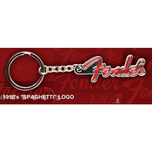 【1950's "SPAGHETTI" LOGO】Fender ロゴメタルキーリング