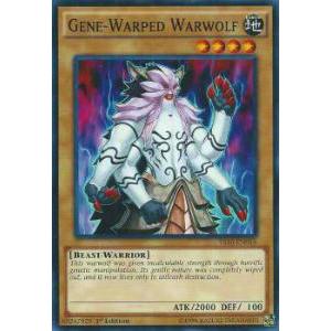 ジェネティックワーウルフ　レリーフ　1st 英語 EU ジェネティック ワーウルフ 英語 レリーフ STON 1st 海外版遊戯王