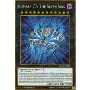遊戯王 PGL3-EN011 No.77 ザ・セブン・シンズ(英語版 1st Edition ゴール...