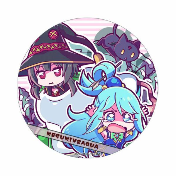 【めぐみん＆アクア】 映画 この素晴らしい世界に祝福を！紅伝説 ワンシーントレーディング缶バッジ