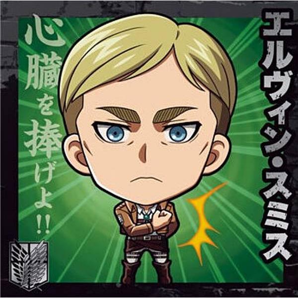 【進撃1-9 エルヴィン・スミス (ノーマル) 】にふぉるめーしょん 進撃の巨人 進撃のシールウエハ...