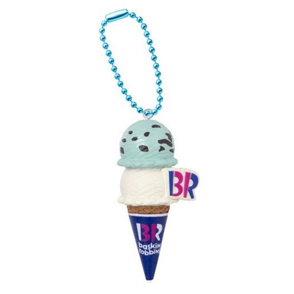 【チョコレートミント＆バニラ（ダブルコーン）】サーティワン アイスクリーム マスコットつきグミ ※マ...