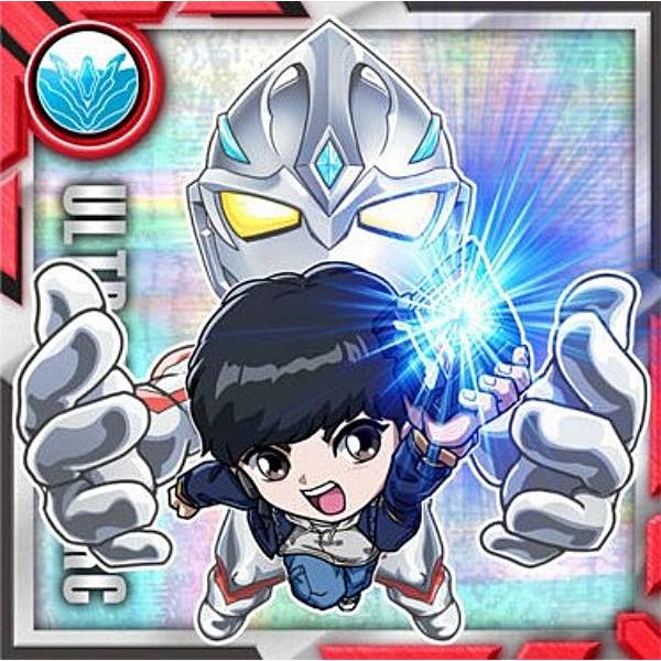 【IV-No.18 ウルトラマンアーク＆飛世ユウマ (R レア) 】ウルトラマンシールウエハース v...