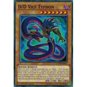 遊戯王 COTD-EN017 D/D Vice Typhon ＤＤヴァイス・テュポーン(英語版 1s...