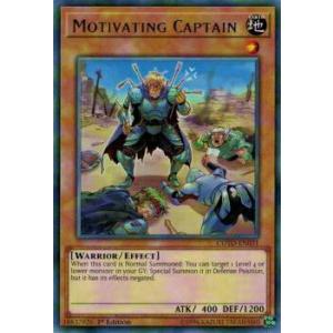 遊戯王 COTD-EN031 Motivating Captain 切れぎみ隊長(英語版 1st Edition レア)【新品】｜lead-netstore