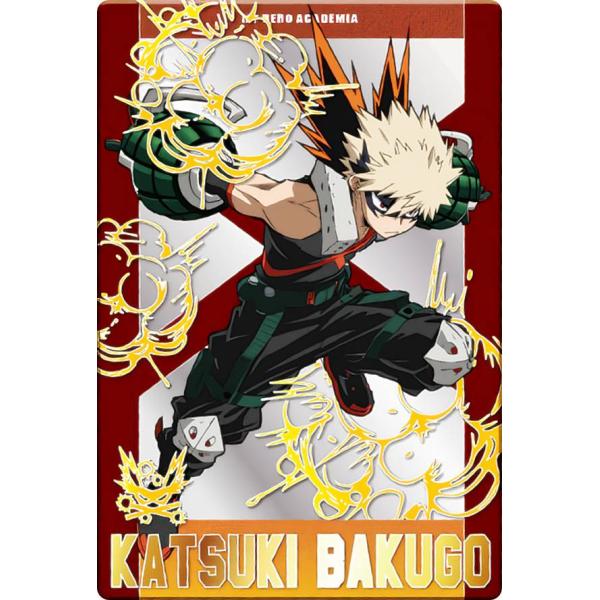 【[金色箔押し] No.22 爆豪勝己 (スペシャルキャラクターカード)】 TVアニメ「僕のヒーロー...