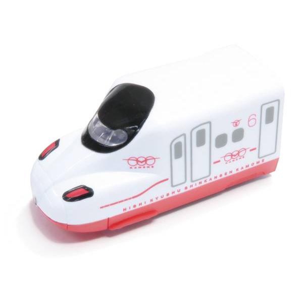 【6.西九州新幹線 N700S かもめ 後尾車(レール2個付き)】 ミニモータートレイン 西九州新幹...
