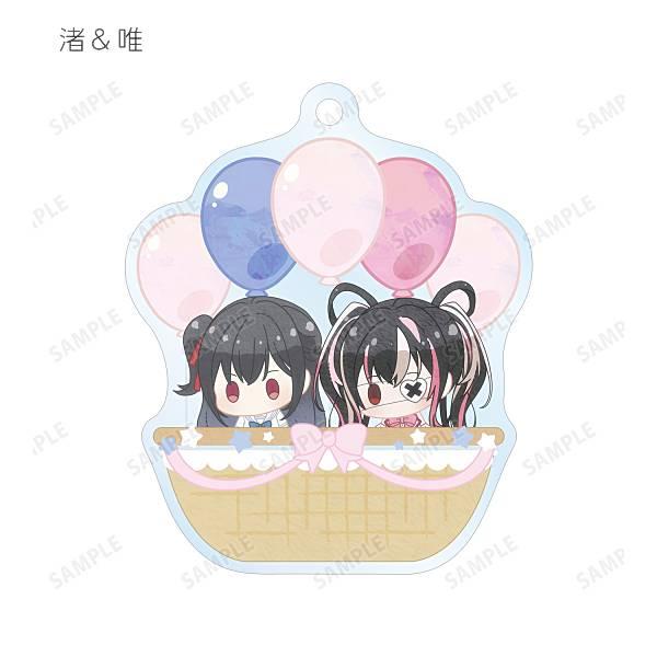 【夏凪渚＆斎川唯】 探偵はもう、死んでいる。 トレーディングPOPOONアクリルキーホルダー