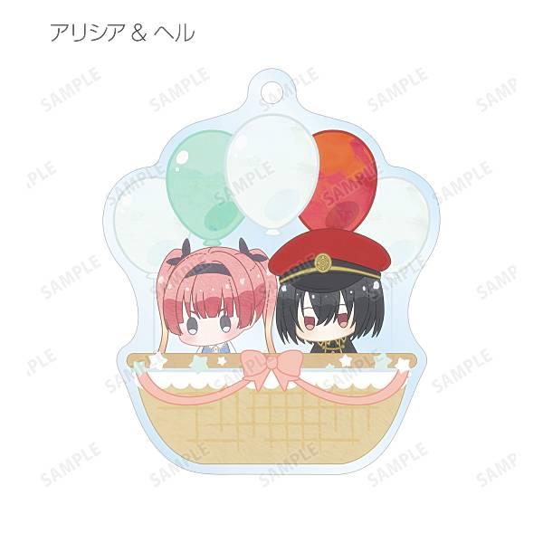 【アリシア＆ヘル】 探偵はもう、死んでいる。 トレーディングPOPOONアクリルキーホルダー