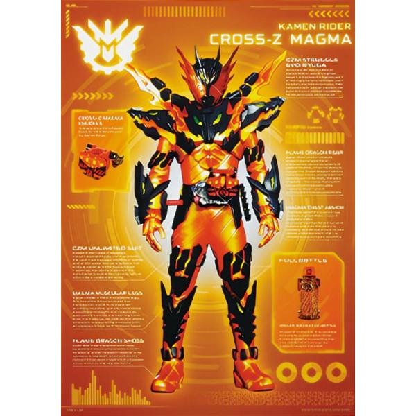 【G賞  仮面ライダークローズマグマ (クリアポスター サイズ：A3) 】 一番くじ 仮面ライダービ...