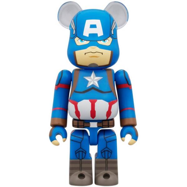 【CAPTAIN AMERICA】メディコムトイ ベアブリック BE@RBRICK CHASE MA...