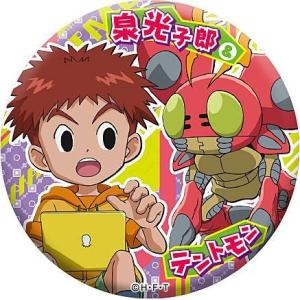 高石タケル＆パタモン】 デジモンアドベンチャー 缶バッジ : トレカ
