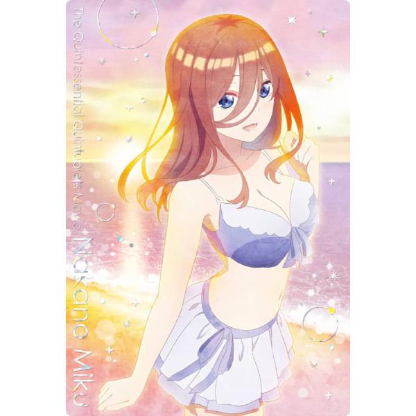 【[ホロ箔押し] No.23 中野三玖/水着 (スペシャルカード) 】 映画「五等分の花嫁」ウエハー...