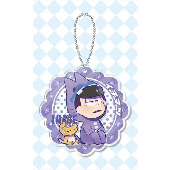 【一松】 えふぉるめ おそ松さん パジャキャラアクリルボールチェーン