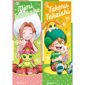 デジモン タケル&エンジェモン パタモン ラバーマスコット