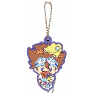 デジモン タケル&エンジェモン　パタモン ラバーマスコット　ラバーストラップ 高石タケル＆パタモン】 デジモンアドベンチャー スイーツラバー