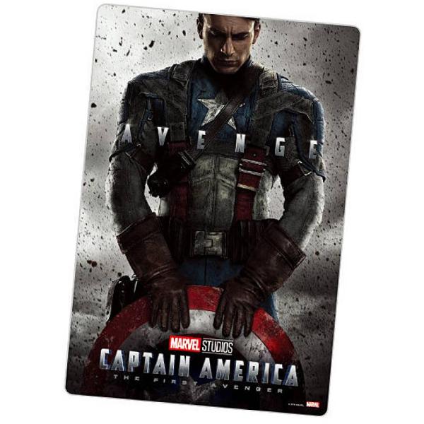 【4.キャプテン・アメリカ/ザ・ファースト・アベンジャー (ポスターアートカード) 】 MARVEL...