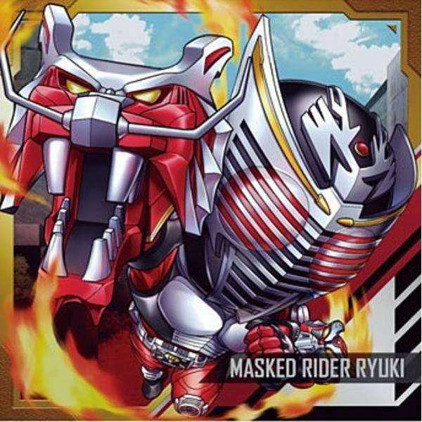【KR1-4 仮面ライダー龍騎 (R レア) 】にふぉるめーしょん 仮面ライダーシリーズ シールウエ...