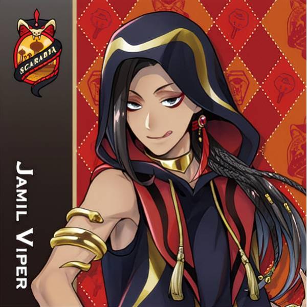 【ジャミル・バイパー (シール：1枚のみ) 】 ディズニー ツイステッドワンダーランド マジカルボト...