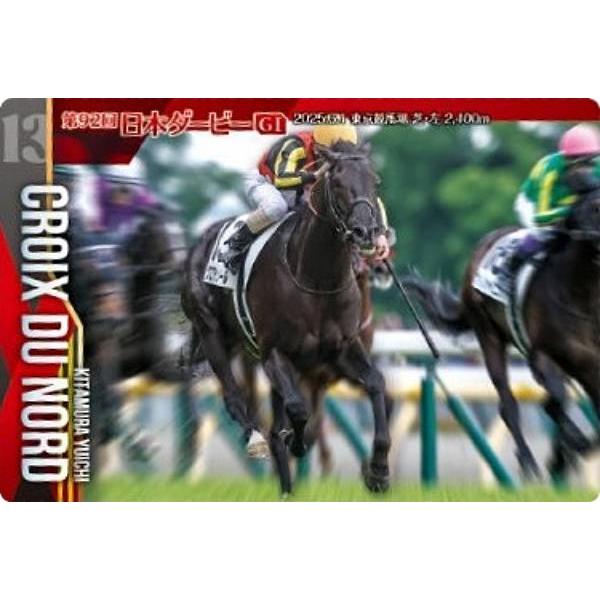 【No.4-029 クロワデュノール 第92回東京優駿(GI)】サラブレッドホースコレクション ツイ...