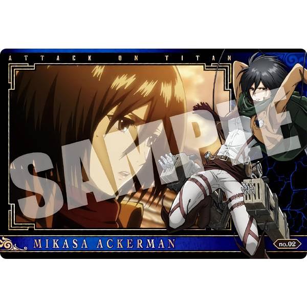 【no.02 ミカサ・アッカーマン (キャラクターカード) 】 進撃の巨人 The Final Se...