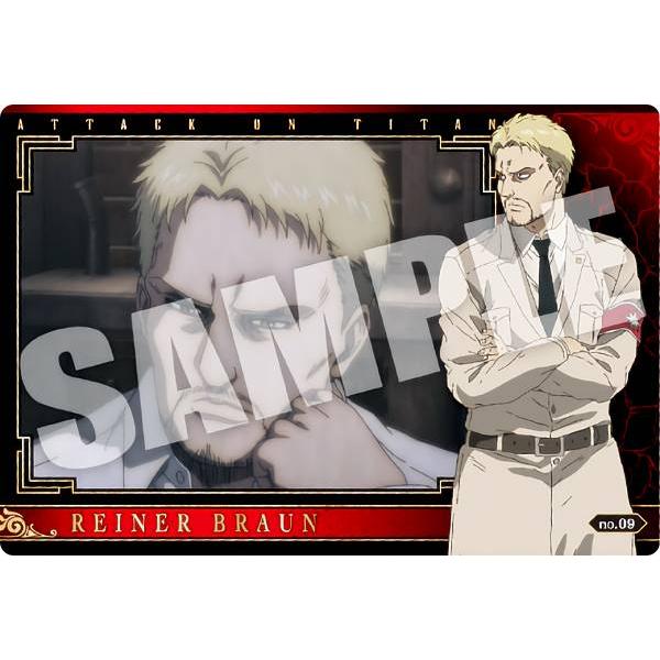 【no.09 ライナー・ブラウン (キャラクターカード) 】 進撃の巨人 The Final Sea...