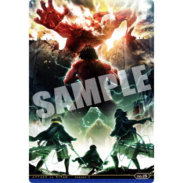 【no.25 第2期キービジュアル (ビジュアルカード) 】 進撃の巨人 The Final Sea...