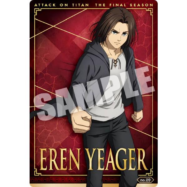 【no.29 エレン・イェーガー (スペシャルカード) 】 進撃の巨人 The Final Seas...