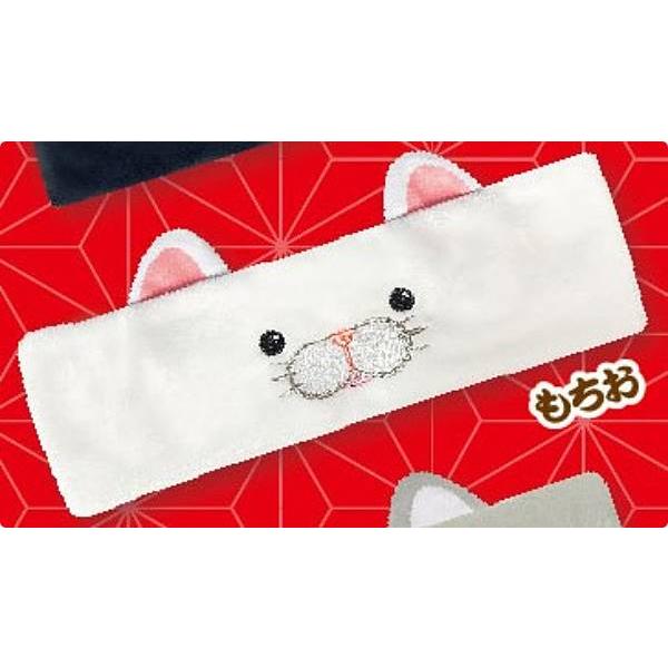 【もちお】ひげまんじゅう ふわふわヘアバンド