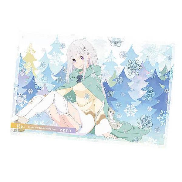 【22.エミリア＆パック/ビジュアルカード】 Re:ゼロから始める異世界生活 ウエハース Vol.4