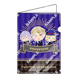 【デザインE (ポムフィオーレ寮) 】 ツイステスタンプ by みふねたかし miniクリアファイルコレクション
