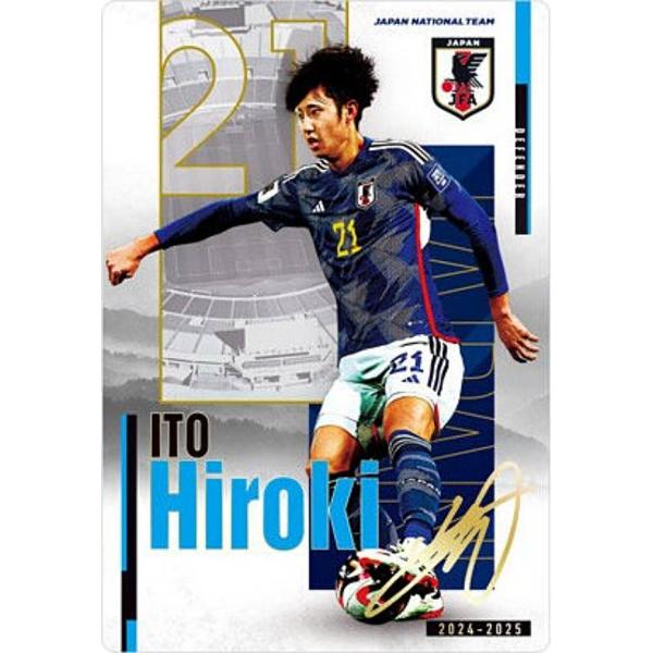 【[金箔サイン仕様] 1-35 伊藤洋輝 (レアカード) 】ツインウエハース サッカー日本代表ver...