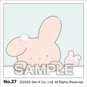 【No.27 くまうさ】サンエックスユニバース シールコレクション ガムつき ※シールのみ