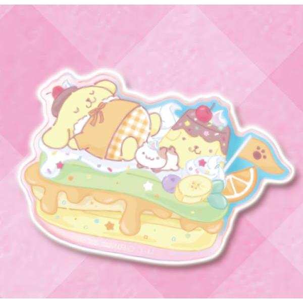 【ポムポムプリン】 サンリオキャラクターズ アクリルブローチ クリームinスナック ※アクリルブロー...