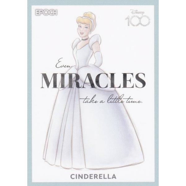 【03 CINDERELLA シンデレラ (レギュラーカード/名言) 】 Disney創立100周年...
