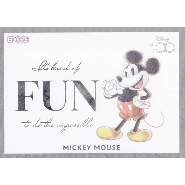 【10 MICKEY MOUSE ミッキーマウス (レギュラーカード/名言) 】 Disney創立1...