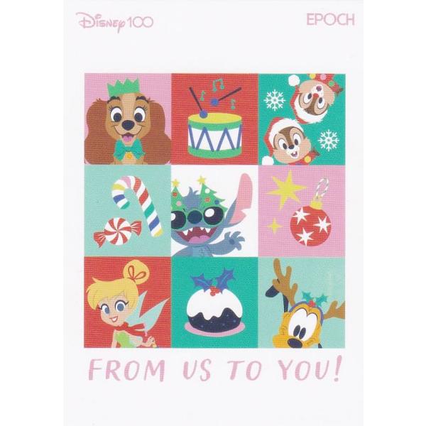 【39 CHRISTMAS (レギュラーカード/クリスマス) 】 Disney創立100周年 EPO...