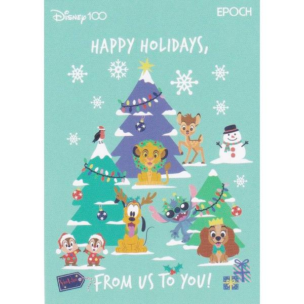 【45 CHRISTMAS (レギュラーカード/クリスマス) 】 Disney創立100周年 EPO...