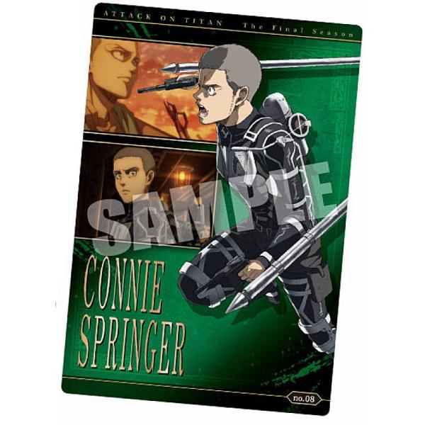 【no.08 コニー・スプリンガー (キャラクターカード) 】 進撃の巨人 The Final Se...
