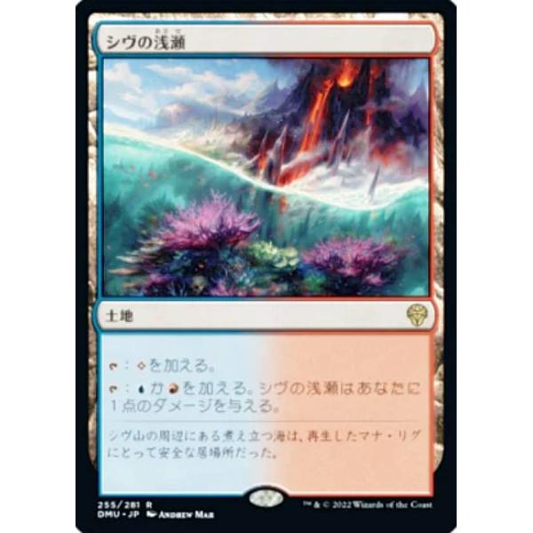 マジックザギャザリング DMU JP 255 シヴの浅瀬 (日本語版 レア) パイオニア・チャレンジ...