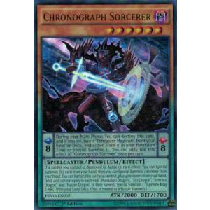 遊戯王 PEVO-EN002 クロノグラフ・マジシャン Chronograph Sorcerer(英...