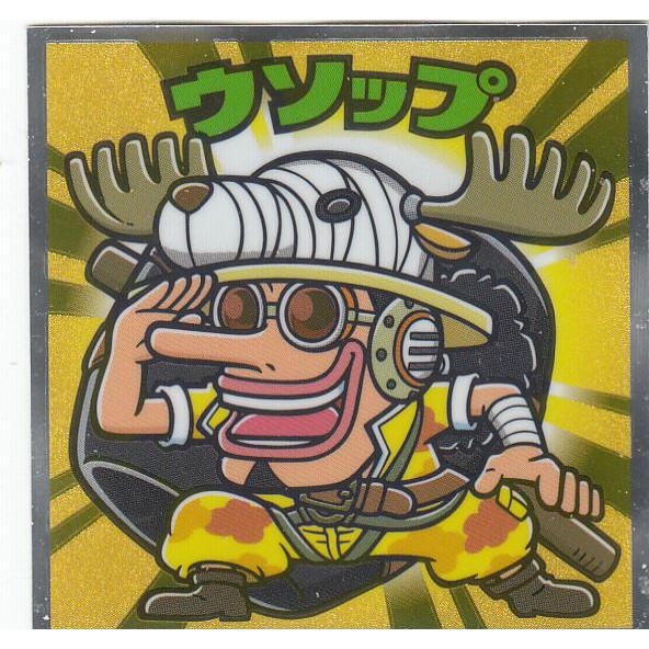 【No.4 ウソップ】 ワンピースマン20周年シール ビックリマンチョコ ワンピース