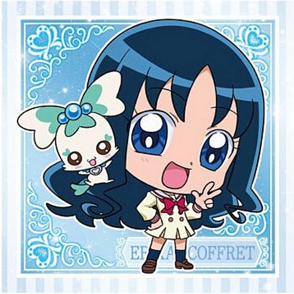 【N-26 来海えりか＆コフレ (ノーマル) 】にふぉるめーしょん プリキュアオールスターズ シール...