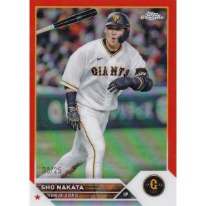 【橙フレーム 08/25】NPB ベースボールカード 12 中田翔 読売ジャイアンツ (ベースカード) 2023 TOPPS CHROME