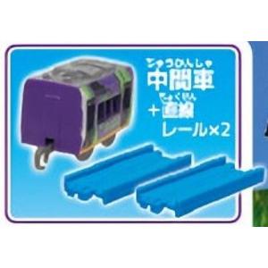 【エヴァンゲリオン特別仕様ミュースカイ（中間車）+直線レール×２】カプセルプラレール 心躍る!空への旅編