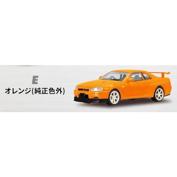 【E オレンジ(純正色外)/SKYLINE GT-R V.spec(BNR34)】 GT-R セレク...