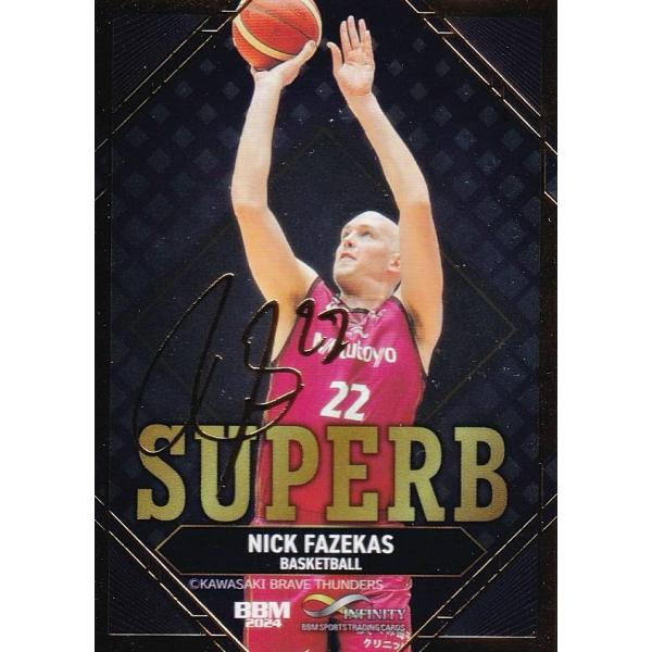 【金紙サイン版 144/150】BBM スポーツトレーディングカード SU08 ニック・ファジーカス...