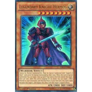 遊戯王 DRL3-EN062 伝説の騎士 ヘルモス(英語版 1st Edition ウルトラレア) ...